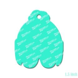 Alternative view of Oh Fudge Acrylic Blank- Sticker- UV DTF (1.5 inch)