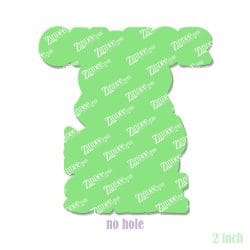 Alternative view of Oh for Fox Sake – Acrylic Badge Reel Blank (2") No Hole | Optional Sticker or UV DTF