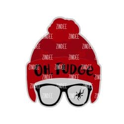 Oh Fudge – Acrylic Badge Reel Blank (2") No Hole | Optional Sticker or UV DTF