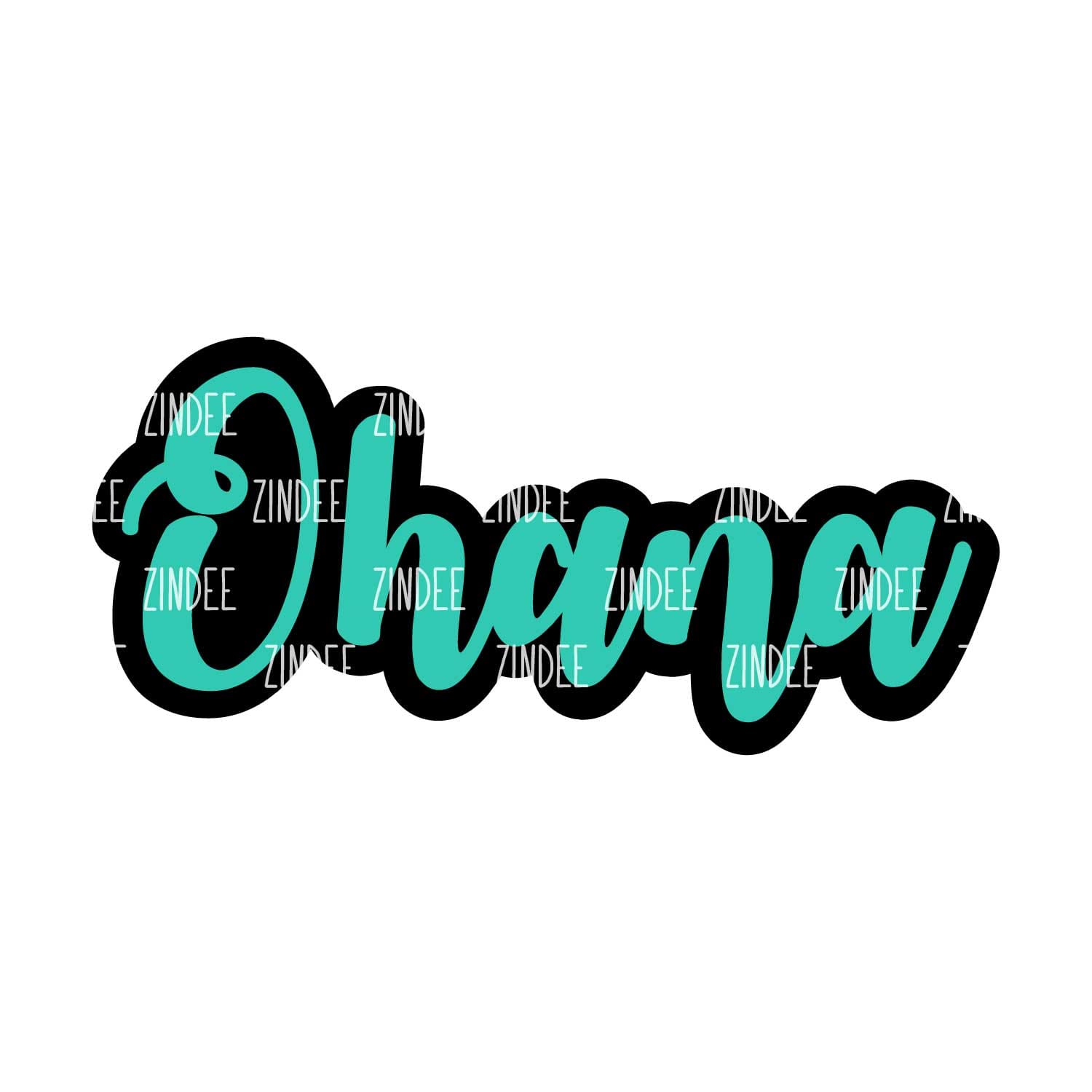 Alternative view of Ohana acrylic blank (3 inch)