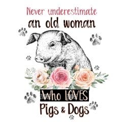 Old Woman Pigs Dogs (download)
