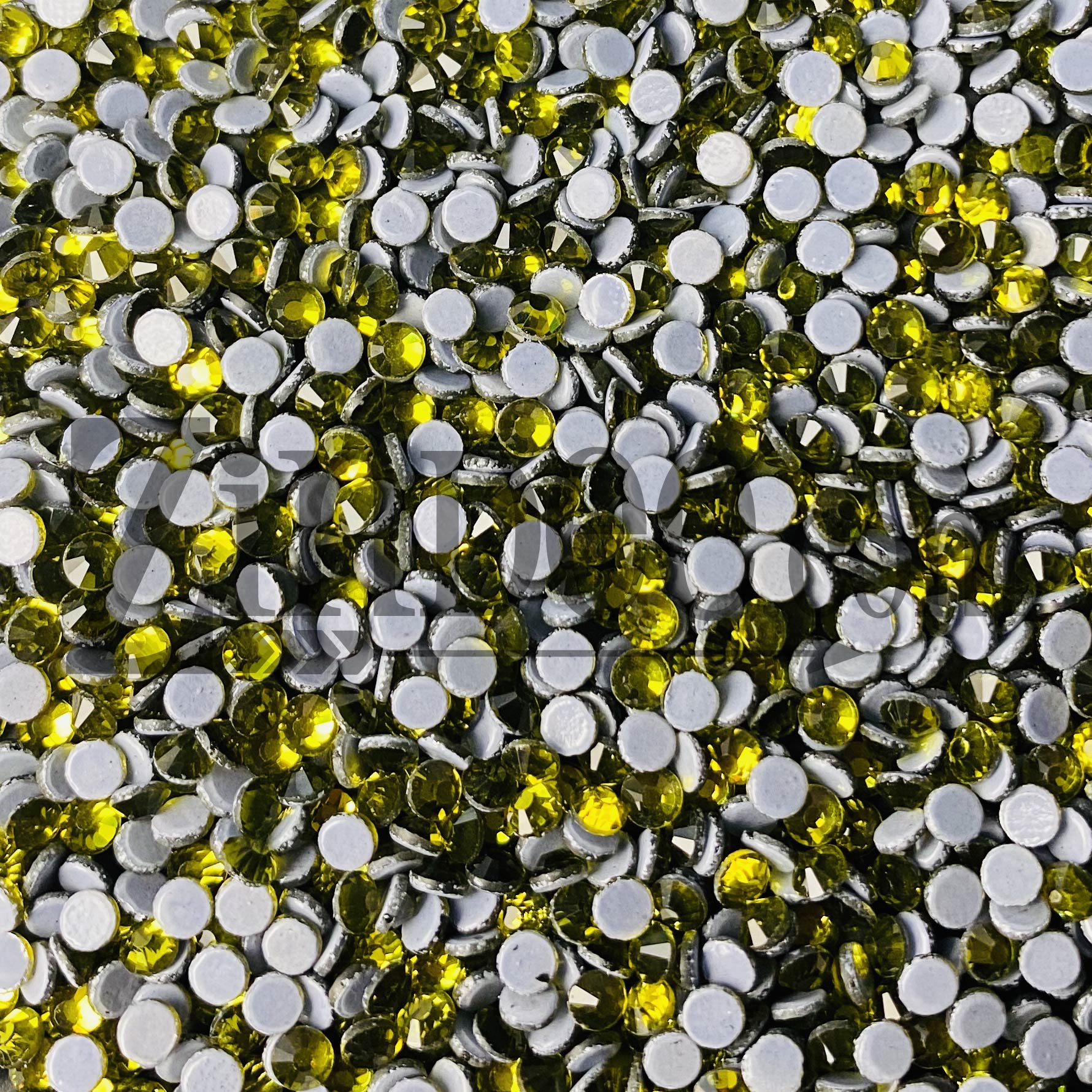 Alternative view of Olive Hotfix Rhinestone ss10 (machine cut) 10 Gross