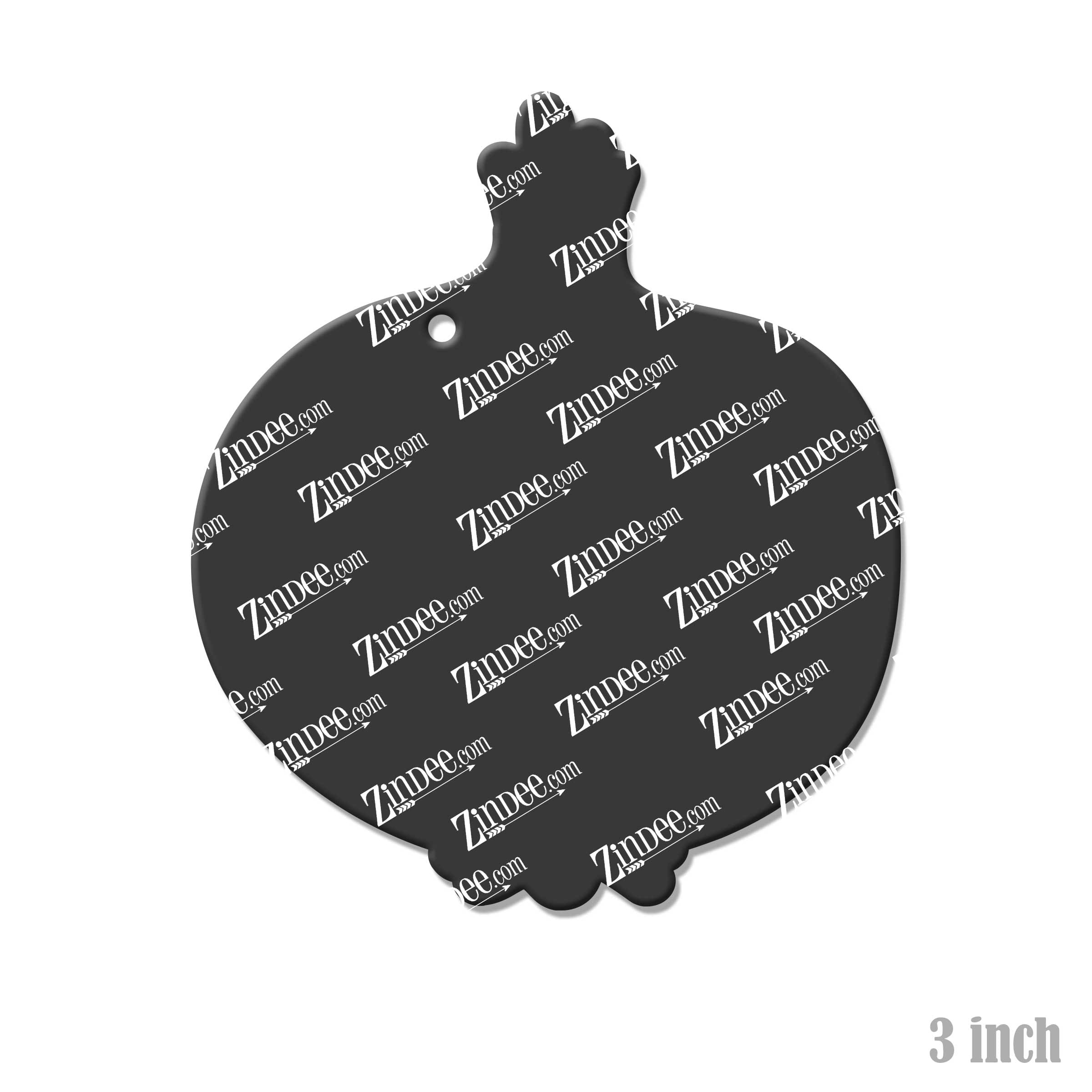 Onion acrylic blank (3 inch) (5 piece minimum)