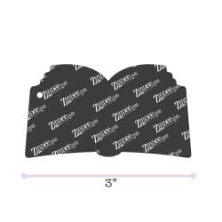 Alternative view of Open Book – Acrylic Keychain Blank (3") | Optional Sticker or UV DTF