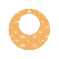 Alternative view of Open Weighted Circle Charm 1.5 inch (10 pack)