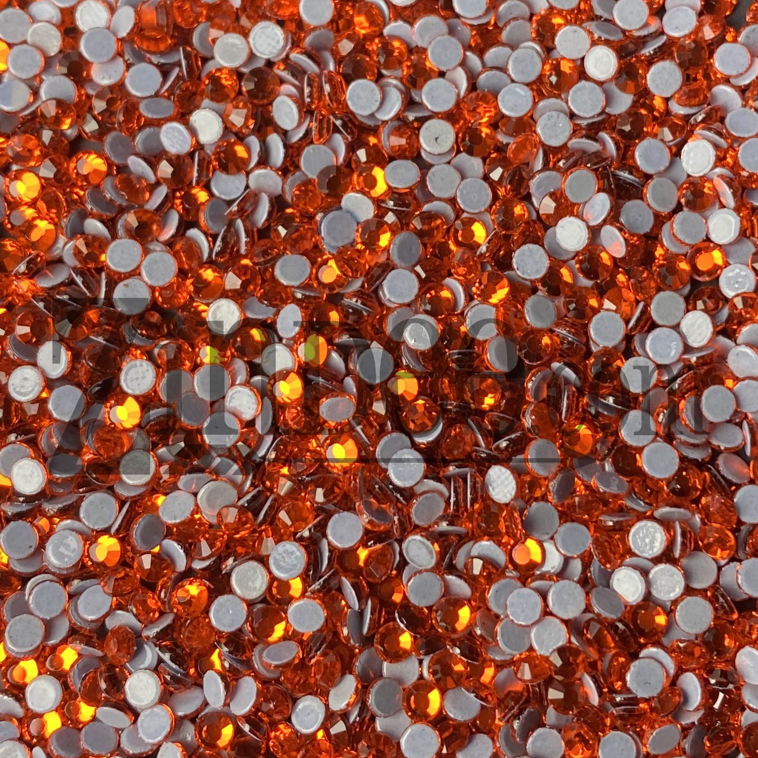 Alternative view of Orange Hotfix Rhinestone ss10 (machine cut) 10 Gross
