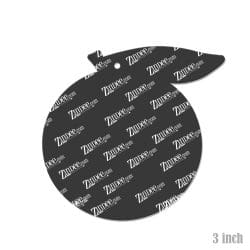 Alternative view of Orange – Acrylic Keychain Blank (3") | Optional Sticker or UV DTF