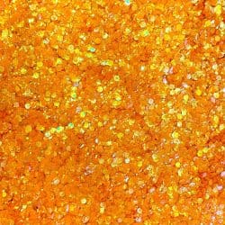 Alternative view of Orange Slice Chunky Polyester Glitter