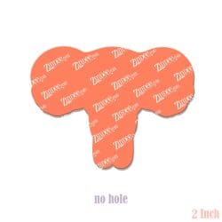Outline Uterus 2 inch (lightweight acrylic) NO HOLE