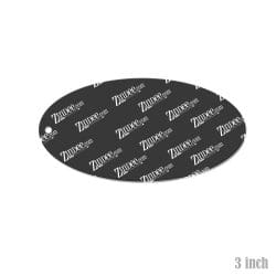Alternative view of Oval – Acrylic Keychain Blank (3") | Optional Sticker or UV DTF