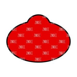 Oval Tag Acrylic Blank- Sticker- UV DTF (2.5 inch)