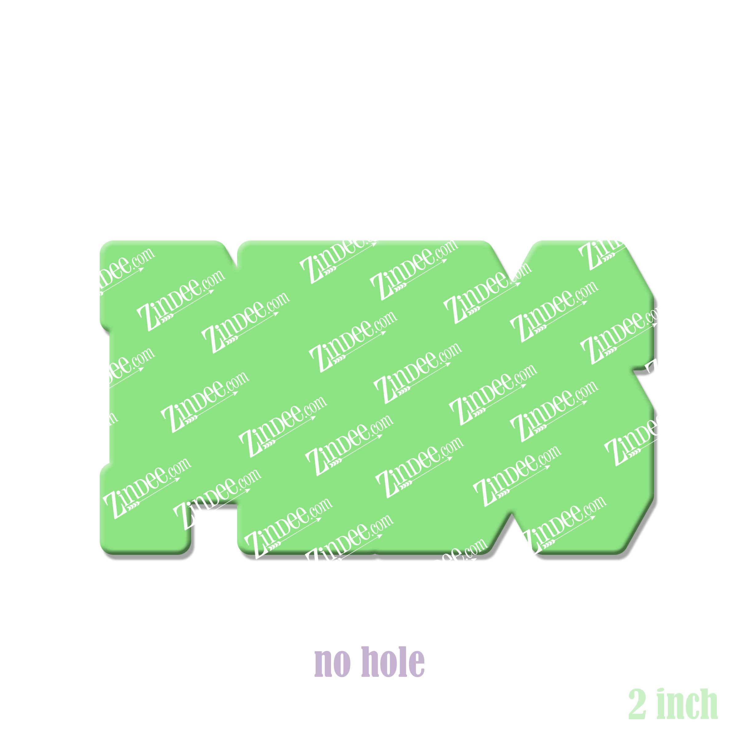 Alternative view of PEDS Acrylic Blank- Sticker- UV DTF (2 inch) NO HOLE
