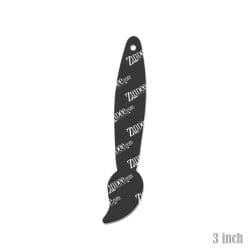 Alternative view of Paint Brush – Acrylic Keychain Blank (3") | Optional Sticker or UV DTF