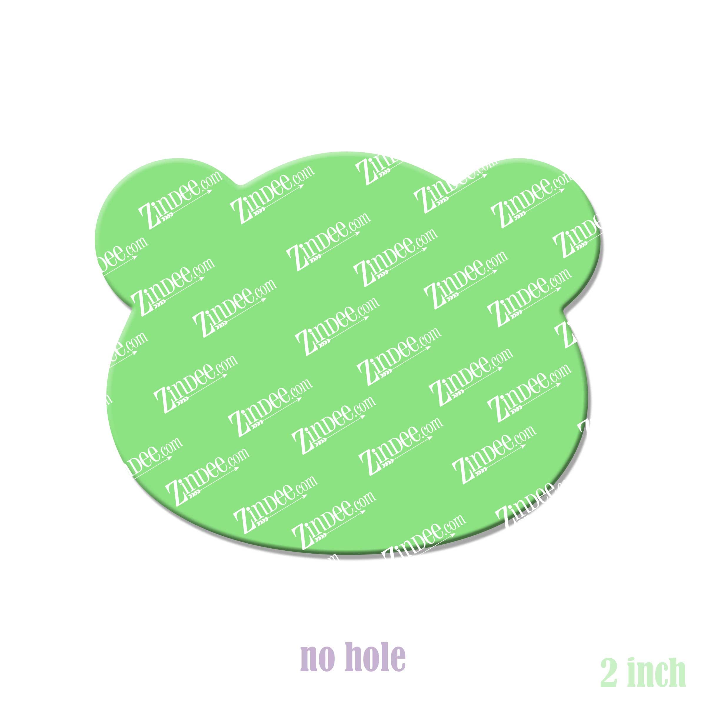 Alternative view of Panda Acrylic Blank- Sticker- UV DTF (2 inch) NO HOLE