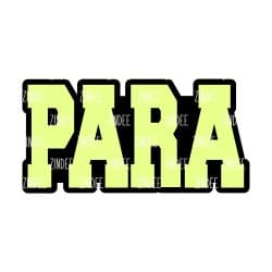 PARA – Acrylic Badge Reel Blank (2") No Hole | Optional Sticker or UV DTF