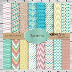 Pastel Geometric (vinyl)