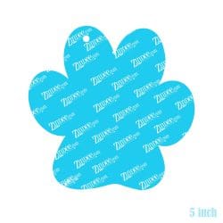 Paw Print acrylic blank (5 inch)