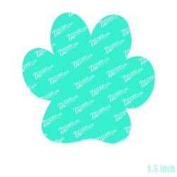 Alternative view of Paw Print Acrylic Blank- Sticker- UV DTF (1.5 inch) NO HOLE