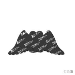 Alternative view of Paw with Wings – Acrylic Keychain Blank (3") | Optional Sticker or UV DTF