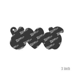 Alternative view of Peace Love Teach Acrylic Blank- Sticker- UV DTF (3 inch)