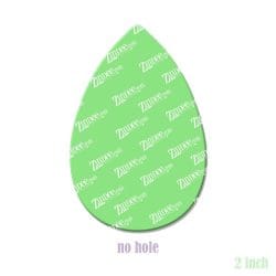 Alternative view of Pear Diamond – Acrylic Badge Reel Blank (2") No Hole | Optional Sticker or UV DTF