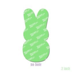 Alternative view of Easter Bunny – Acrylic Badge Reel Blank (2") No Hole | Optional Sticker or UV DTF