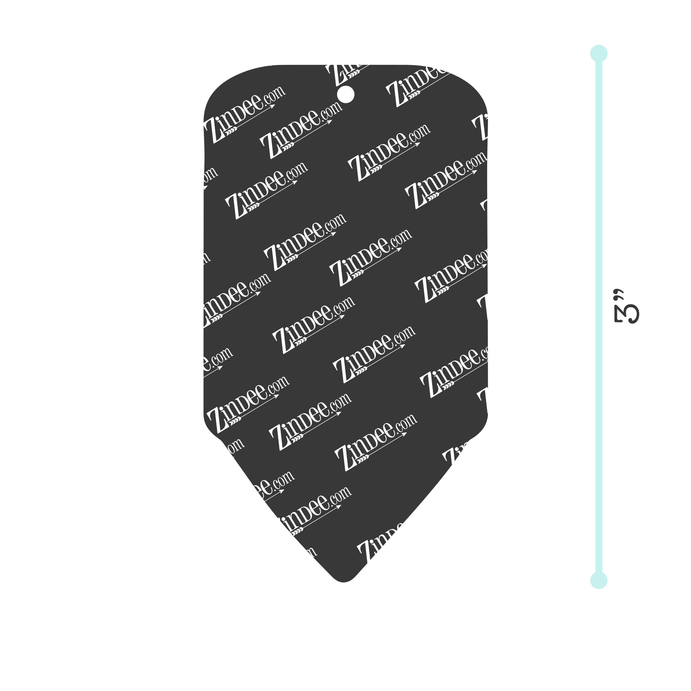 Alternative view of Pencil Acrylic Blank- Sticker- UV DTF (3 inch)