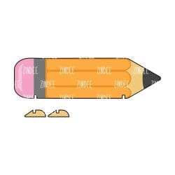 Alternative view of Pencil Name Plate 11X3
