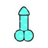 Penis – Acrylic Keychain Blank (3") | Optional Sticker or UV DTF