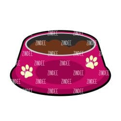 Alternative view of Pet Bowl acrylic blank (2 inch) NO HOLE