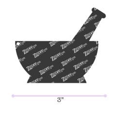 Alternative view of Mortar and Pestle – Acrylic Keychain Blank (3") | Optional Sticker or UV DTF