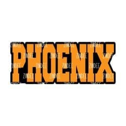 Alternative view of Phoenix (word) acrylic blank (3 inch) (5 piece minimum)