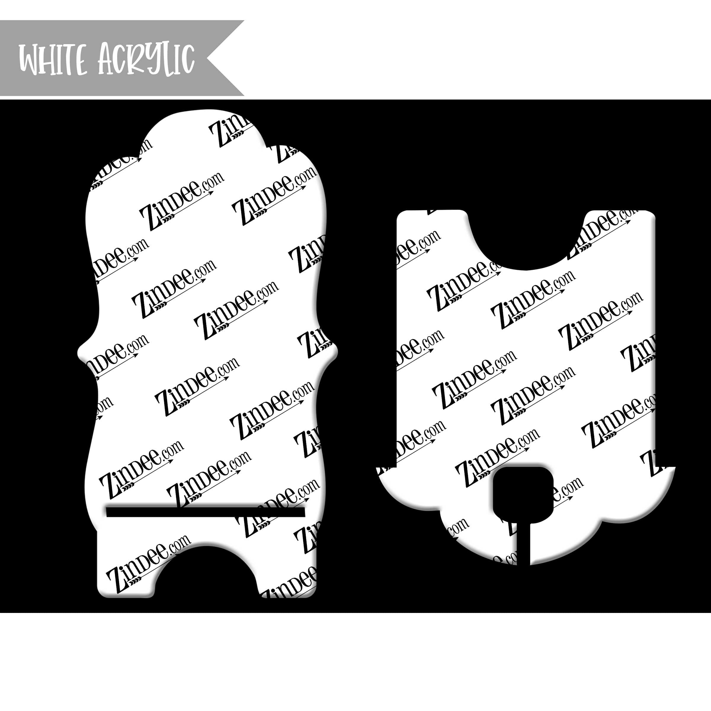 Phone Stand (White Acrylic)