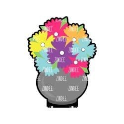 Alternative view of Picked Flower Vase (with acrylic stands)
