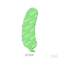 Alternative view of Pickle – Acrylic Badge Reel Blank (2") No Hole | Optional Sticker or UV DTF