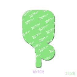 Pickle Ball acrylic blank (2 inch) NO HOLE (5 piece minimum)