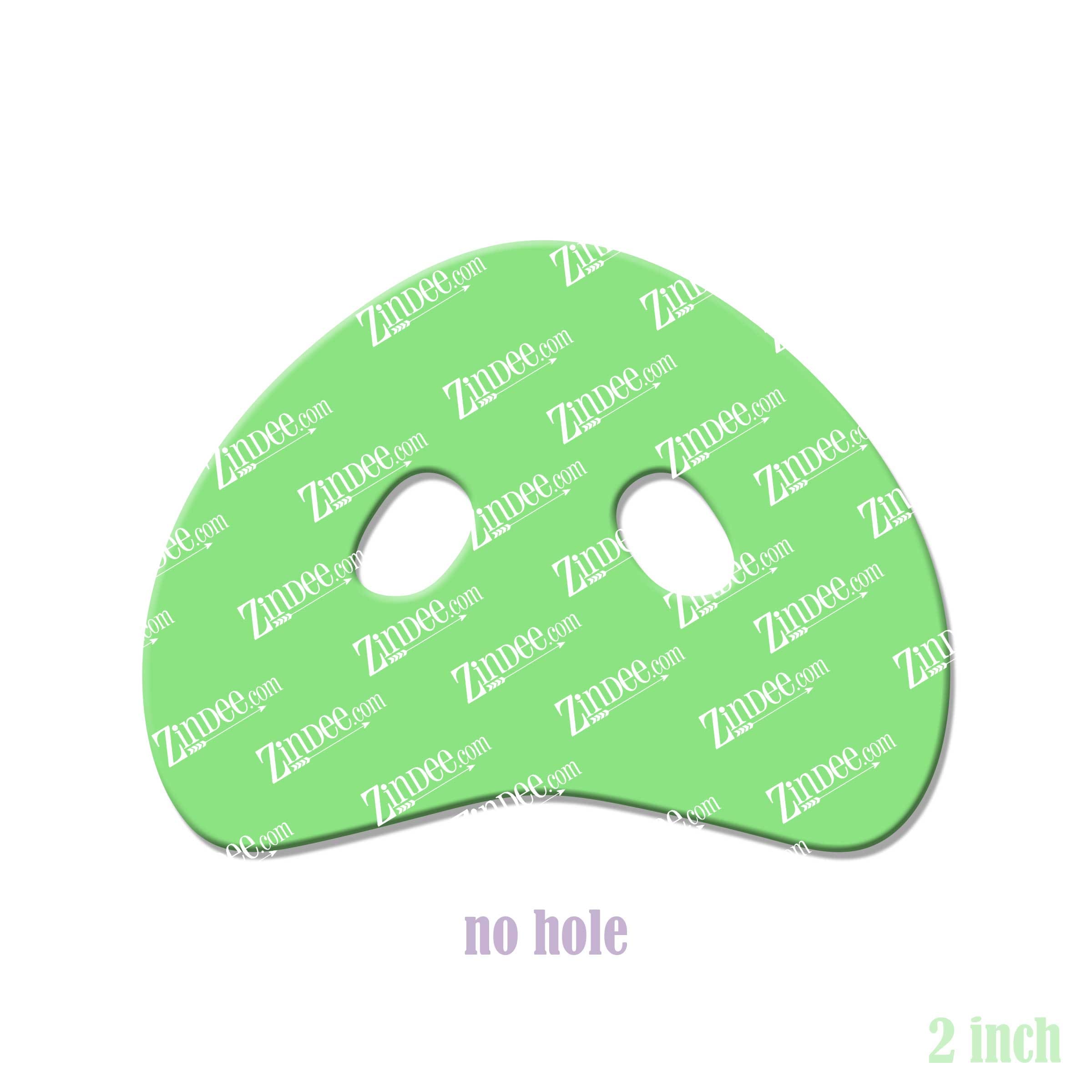 Pig Snout acrylic blank (2 inch) NO HOLE (5 piece minimum)