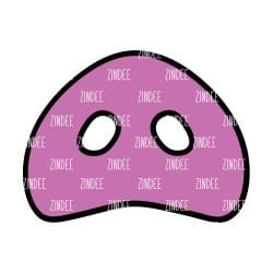 Alternative view of Pig Snout acrylic blank (2 inch)