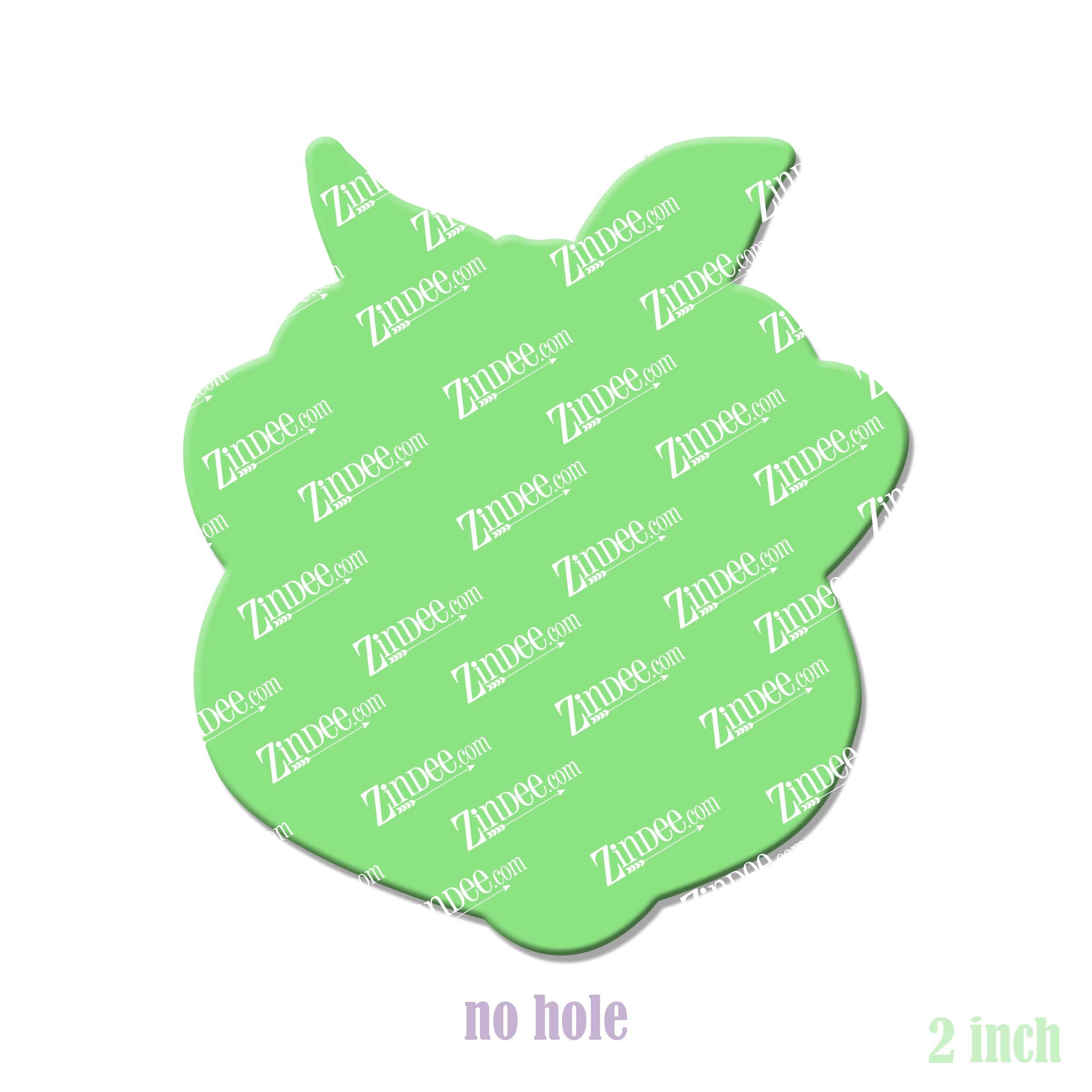 Pig with Bandana acrylic blank (2 inch) NO HOLE