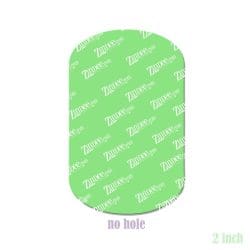 Alternative view of Dog Tag/Pill Shape – Acrylic Badge Reel Blank (2") No Hole | Optional Sticker or UV DTF