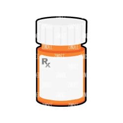 Pill Bottle Acrylic Blank- Sticker- UV DTF (1.5 inch)