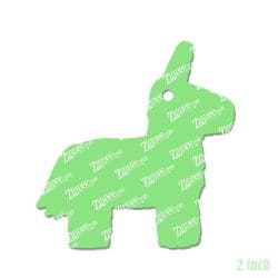 Alternative view of Piñata – Acrylic Keychain Blank (2") | Optional Sticker or UV DTF
