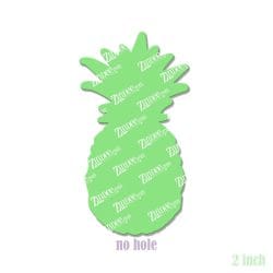 Alternative view of Pineapple – Acrylic Badge Reel Blank (2") No Hole | Optional Sticker or UV DTF