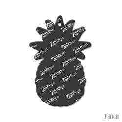 Pineapple Baby – Acrylic Keychain Blank (3") | Optional Sticker or UV DTF - Image 2