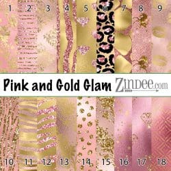 Pink and Gold Glam (vinyl)