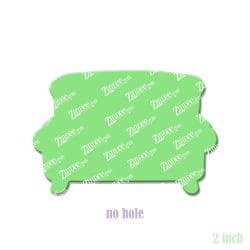 Alternative view of Pivot Couch – Acrylic Badge Reel Blank (2") No Hole | Optional Sticker or UV DTF