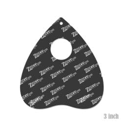 Alternative view of Planchette – Acrylic Keychain Blank (3") | Optional Sticker or UV DTF