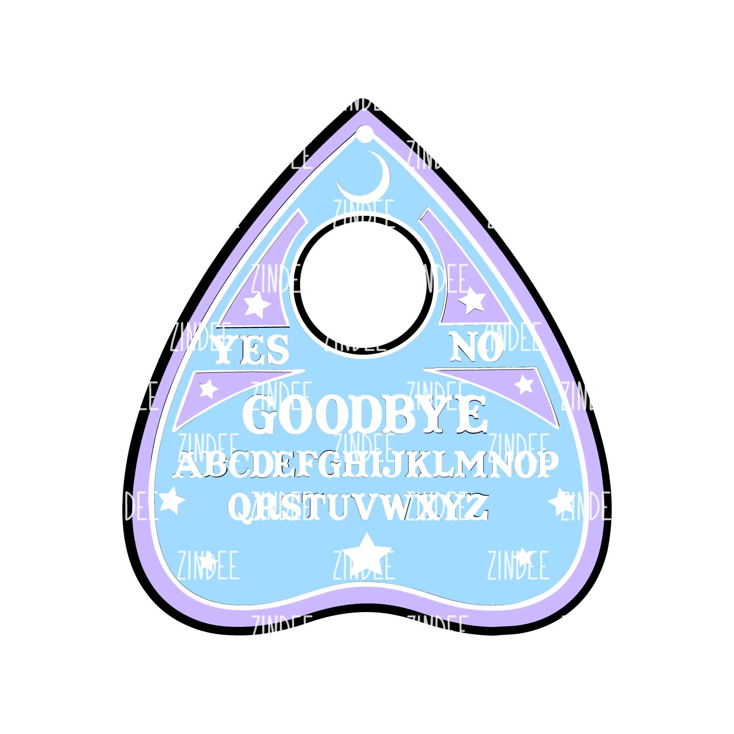 Planchette Acrylic Blank- Sticker- UV DTF (3 inch)