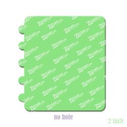 Alternative view of Planner – Acrylic Badge Reel Blank (2") No Hole | Optional Sticker or UV DTF