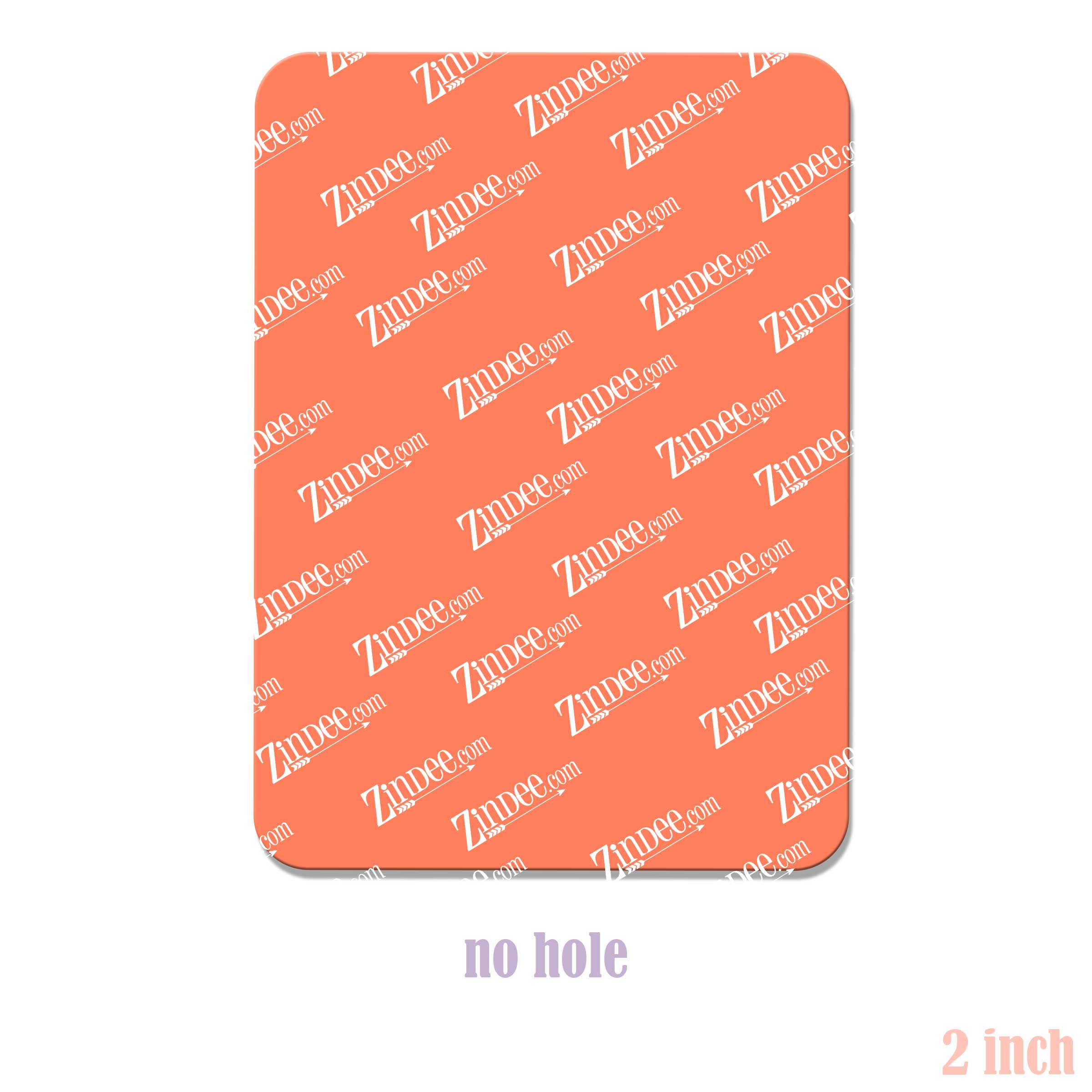 Playing Card 2 inch (lightweight acrylic) NO HOLE